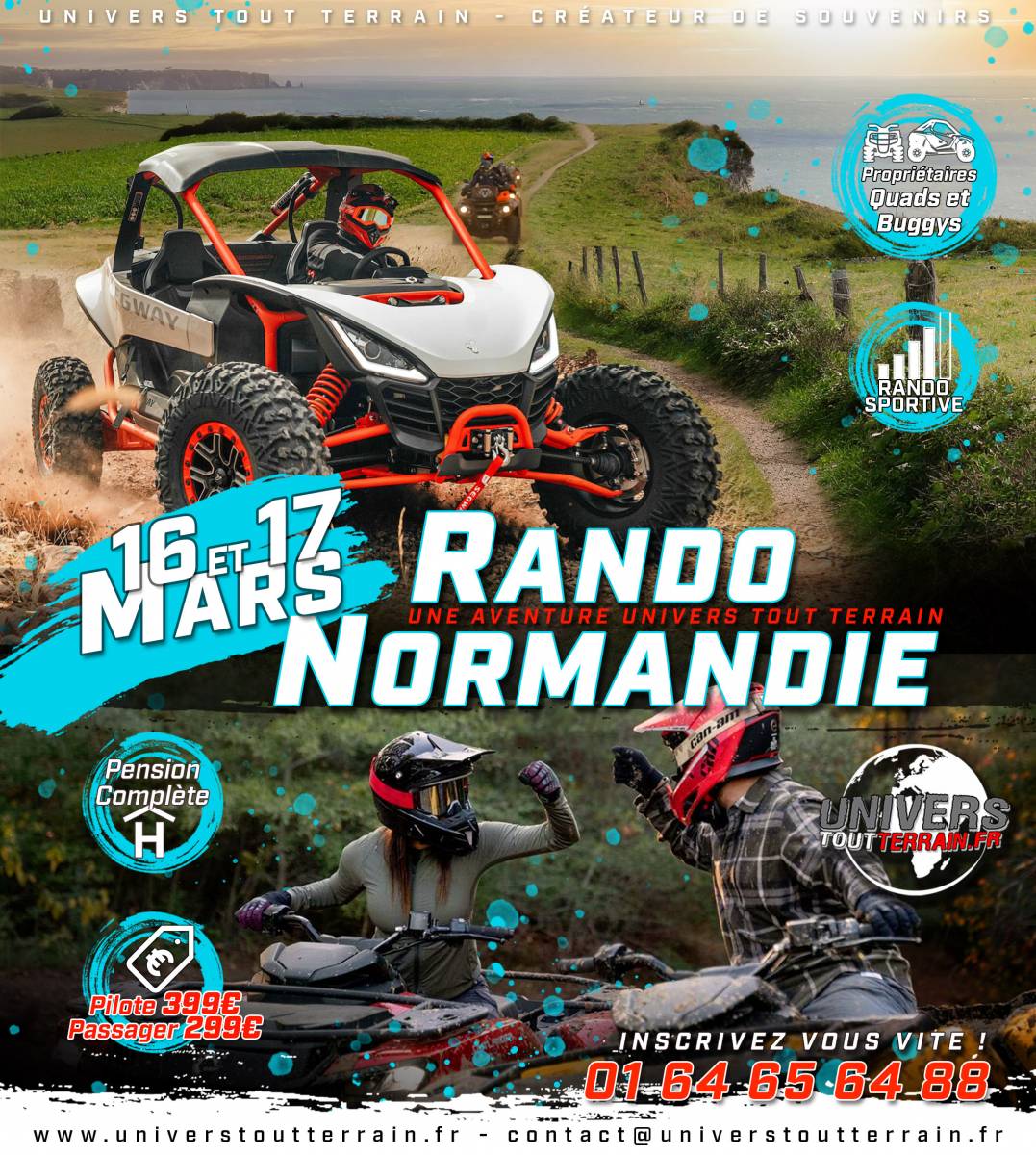 Rando quad  buggy Normandie